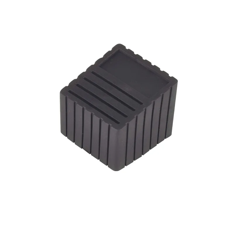 45x45mm Square Tube End Protectors for Exercise Equipment Frames to Maintain Structural Integrity and Reduce Floor Wear