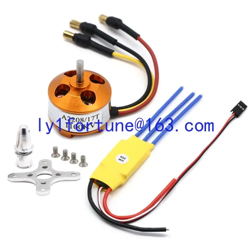 

XXD A2212 A2208 930KV 1000KV 1400KV 2200KV 2700KV motor with 30A brushless ESC motor speed controller for RC drone accessories