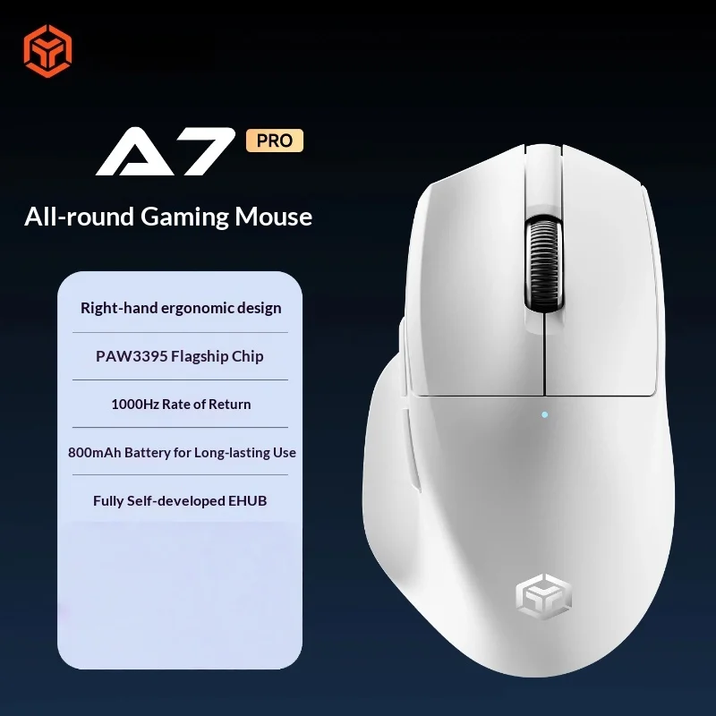 Genuine Eweadn A7 Gaming Mouse Wired Wireless Bluetooth Lightweight Ergonomic For Pc Laptop Office Gaming Comfortable Use