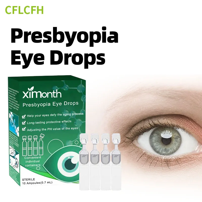 10pcs Presbyopia Cataract Vision Restore Eye Drops Improving Eyesight Eyes Discomfort Better Vision Glacoma Eyes Care Liquid