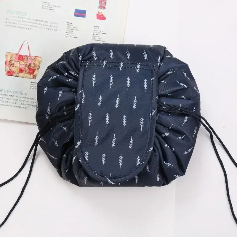 Mulheres cordão saco de cosméticos armazenamento de viagem saco de maquiagem organizador feminino compõem bolsa portátil à prova dwaterproof água caso de beleza de higiene pessoal