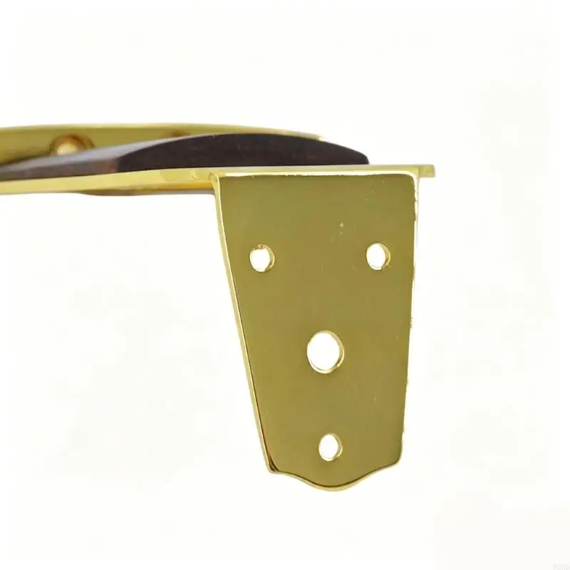 4 Saiten E-Gitarre Bass Trapez Saitenhalter Brücke Palisander Inlay Archtop Gitarre Saitenhalter Einfach zu installieren – Detail 9