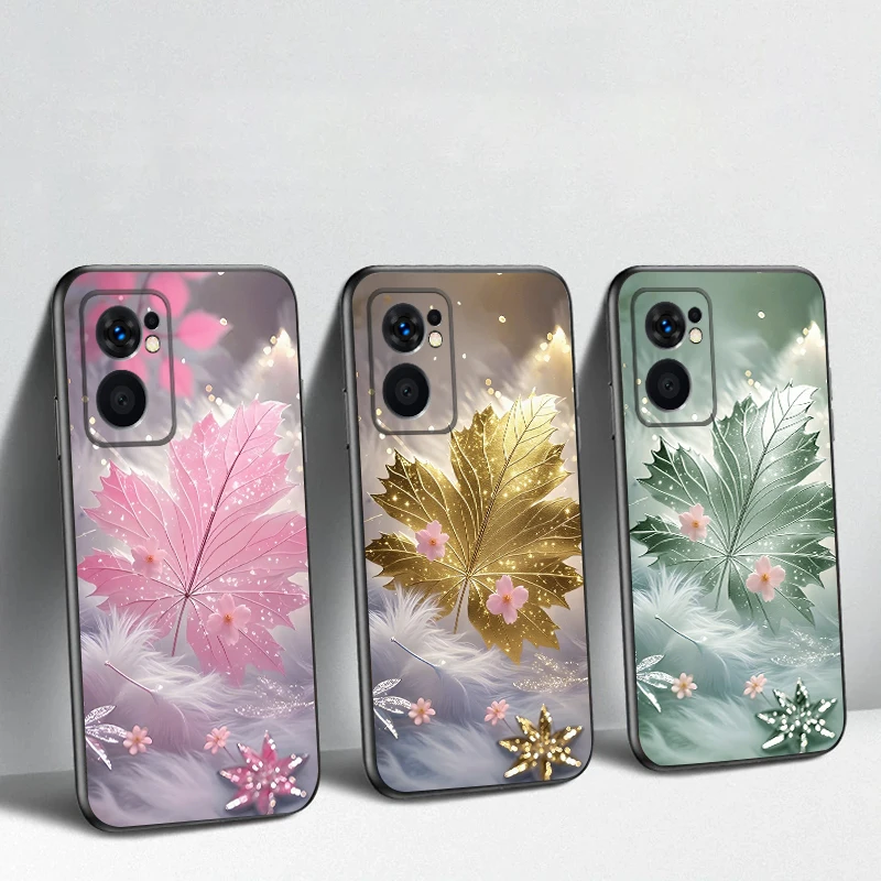 

Dreamy maple leaves For OnePlus 8 9 11 12 13 10 Pro 9RT 8T 12R Ace 5 2V Nord CE 2 4 Lite N20 SE 30 N200 TPU soft phone case