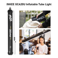 INKEE GCA20U 20W Inflatable Tube Light USB Bi-color LED Light Stick Portable Outdoodr Photography Video Live Fill Light GC A 20U