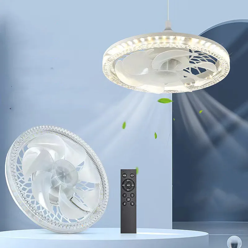 

Decorative Bedroom led Ceiling Fan Light Dia30cm 50w Living Room Fan Lights Remote Control Dining Room Ceiling Fan Lighting E27