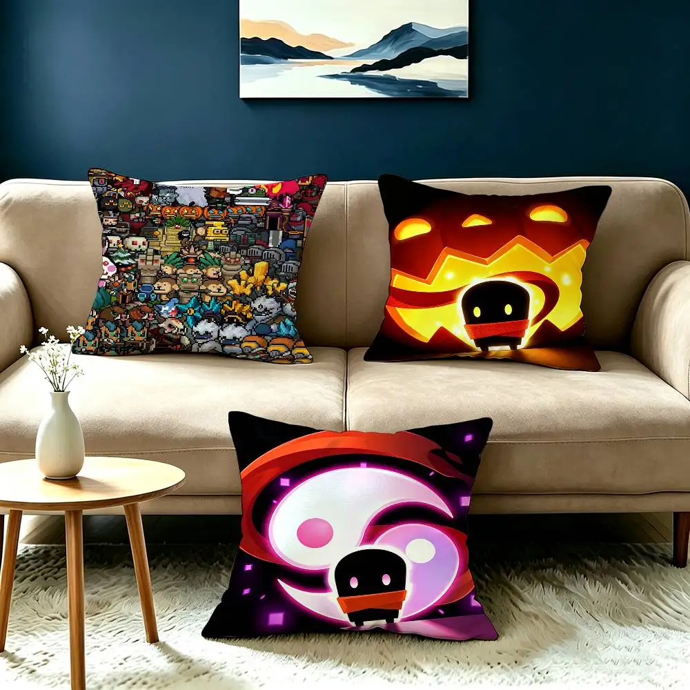 Single-player S-Soul Knight Square Double-Sided printed Pillow Case Bedroom Bedside Pillow Sofa Cushion Cover