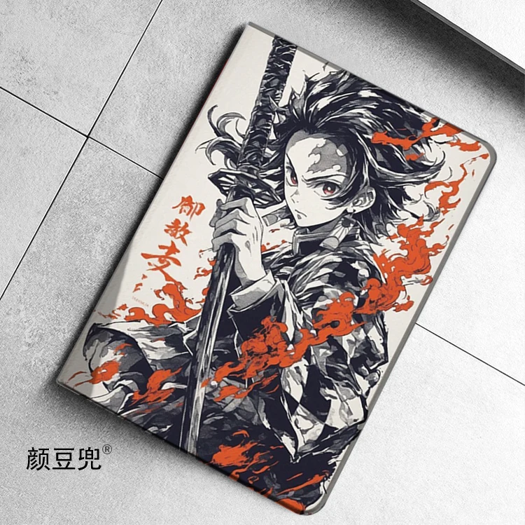Kamado Tanjirou-Coque de protection en silicone pour iPad, Anime, Air 4, 5, Mini 5, 6, Pro 12.9, 11, 10e, Pro13, A2681, Luxe