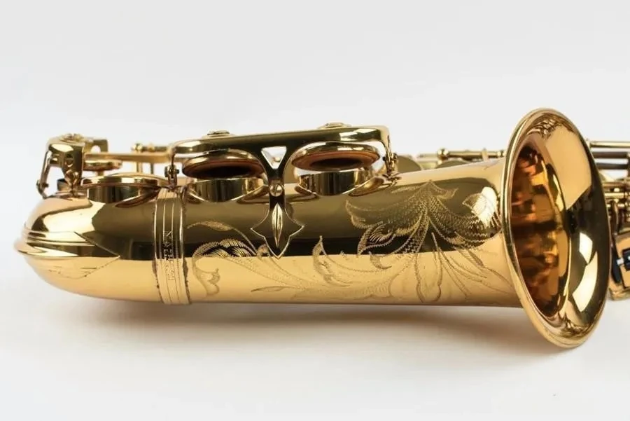 New Gold Sax Alto Saxophone High Quality E-flat Sax Professional Musical Instrument Brass Pearl Buttons With Case