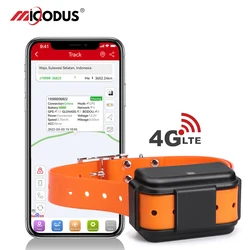 Pet GPS Tracker 4G 4000mah Long Battery Life Waterproof Dogs GPS Sound Light Tracking Hound Location Device MiCODUS MP50G