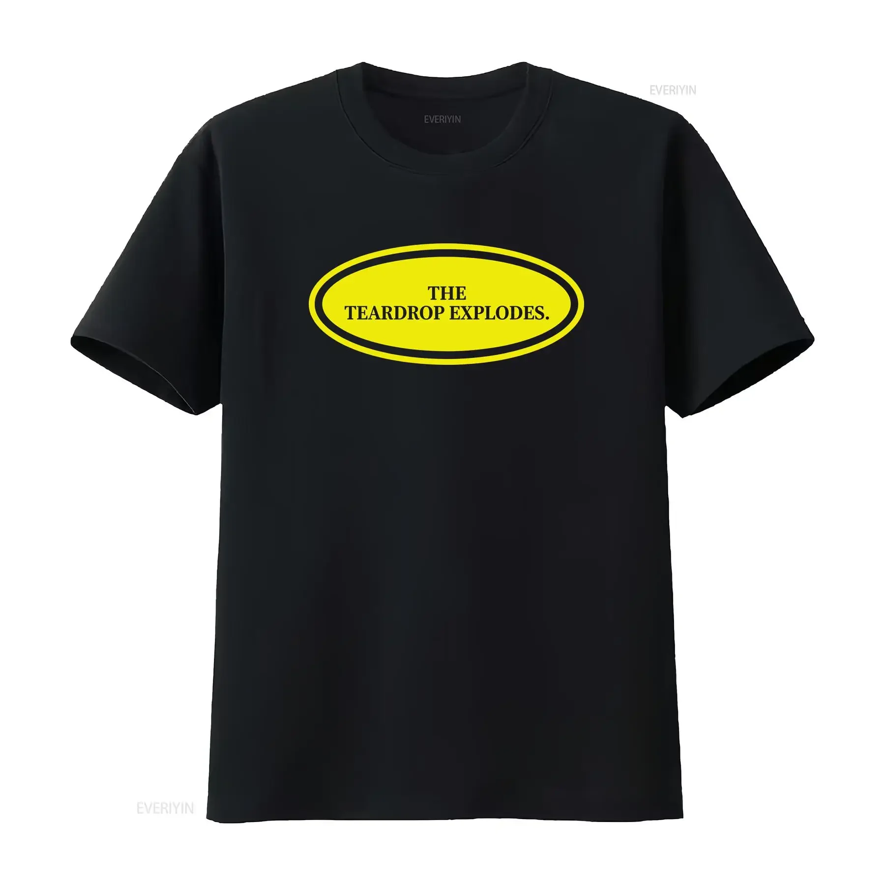 The Teardrop Explodes T Shirt vintage Washed streetwear Stretched Top For Everyday Wear graphic Breathable fashion Stylish