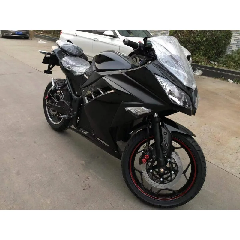High Speed Street Legal Long Range Dp Heavy Duty Motorcycle 5000w 8000w 10000w Adult Electric Racing Motorcycle