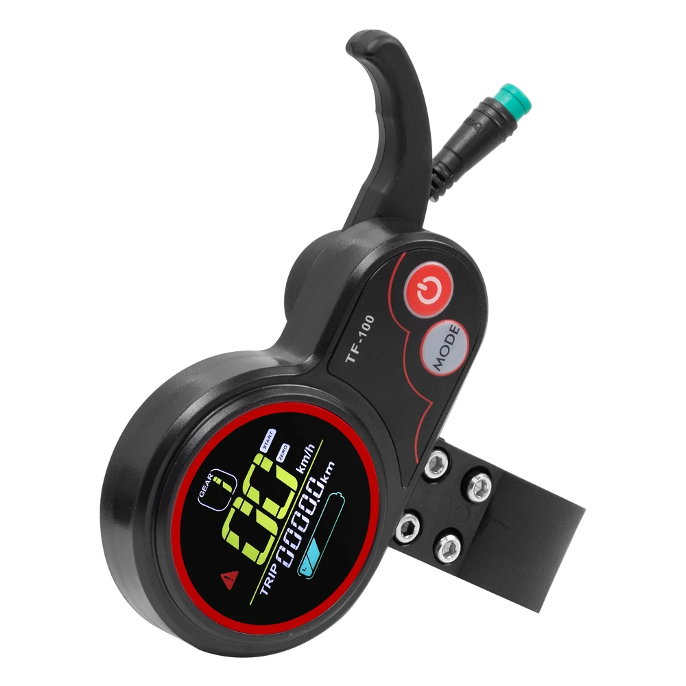 LED شاشة ديجيتال مؤشر جهد البطارية مع قفل/مفتاح ل صفر X8/X9/X10/11X دراجة سكوتر كهربائية TF-100 عرض أجزاء #5