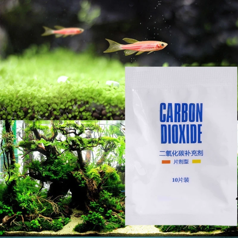 Co2 Tablets 10 TAB Carbon Dioxide Planted Diffuser Tablet Easy and Convenient Way to Provide Co2 for Aquarium Plants