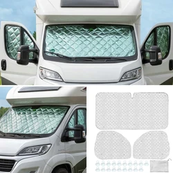 Internal Thermal Blinds 7 Layers Cover Windscreen For Fiat Ducato 2006 2022 For Peugeot Boxer/Citroen Relay Windshield Sunshades