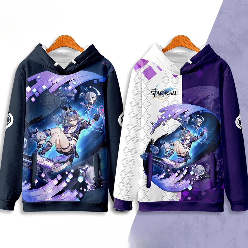

Honkai Star Rail Silver Wolf Cosplay Hoodie Women Men Harajuku Sweatshirt Streetwear Hip Hop Pullover Hooded Jacket Outerwear