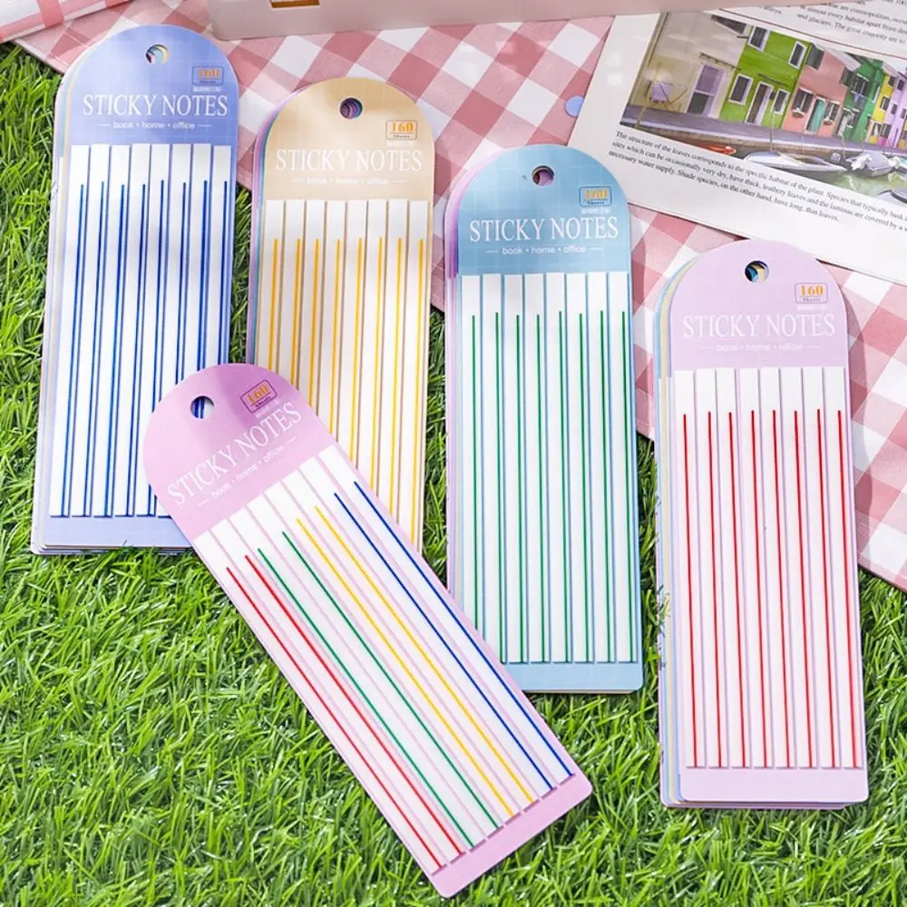 Leitura Label Bookmark Labels, Etiqueta índice gravável, Sticky Notes com Linha, Long Sticky Notes, Bookmark Labels, Índice Tabs, Papelaria