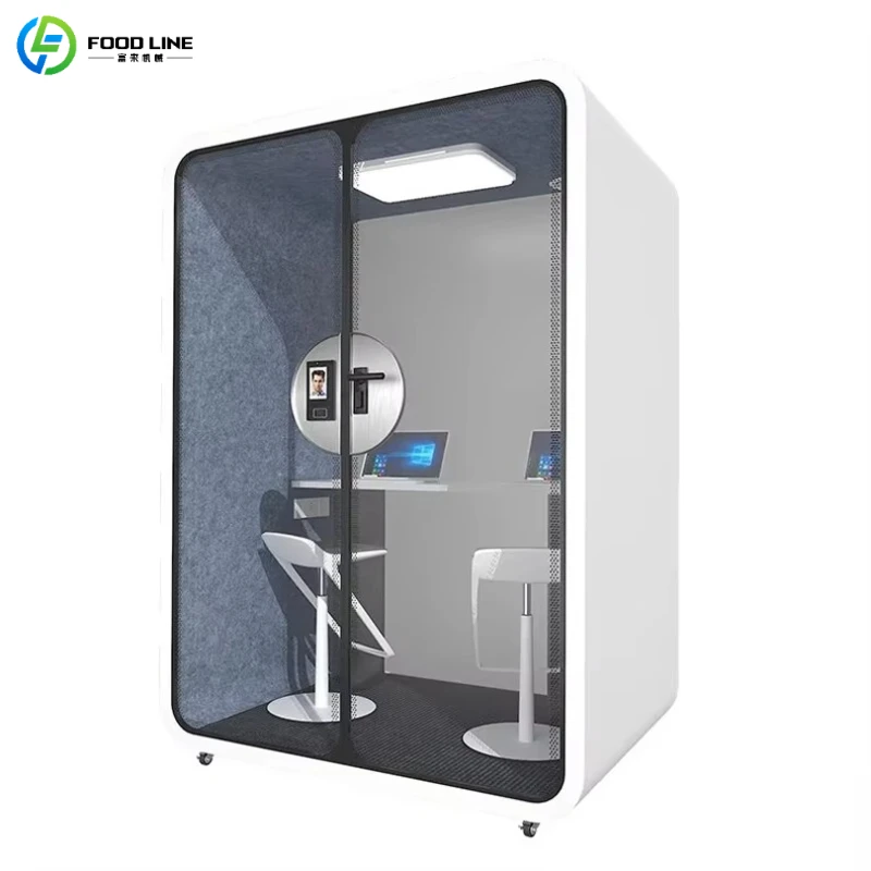Customized Soundproof Chamber Silent Work Pod Noise Reduction Booth for Live Streaming Podcast Recording Indoor Isolation Space