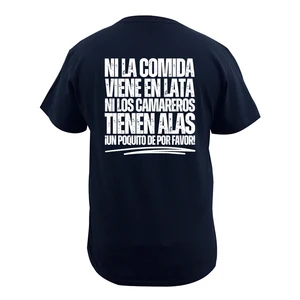 Weiches T-Shirt für Männer und Frauen, 100% Baumwolle, Unisex, das Essen ist kein spanisches Stimmungskellner, europäische Größe 10 Hauptverkaufs -Landwirtschaftshemd - №2