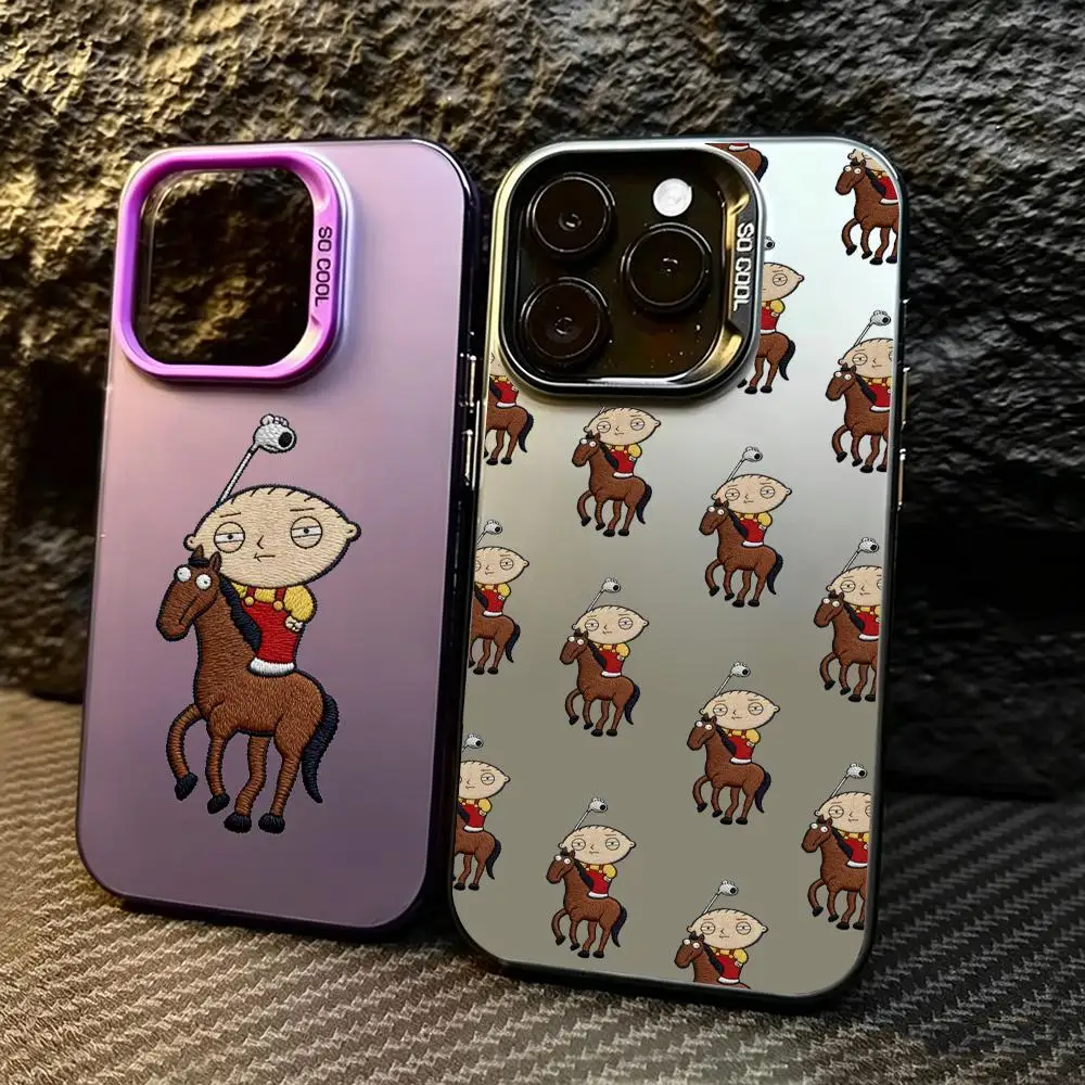 Capa de Celular Prank House R-Ralph L-Lauren para iPhone 17 16 15 14 13 12 11 Pro Max Fosca Laser Aurora Antichoque