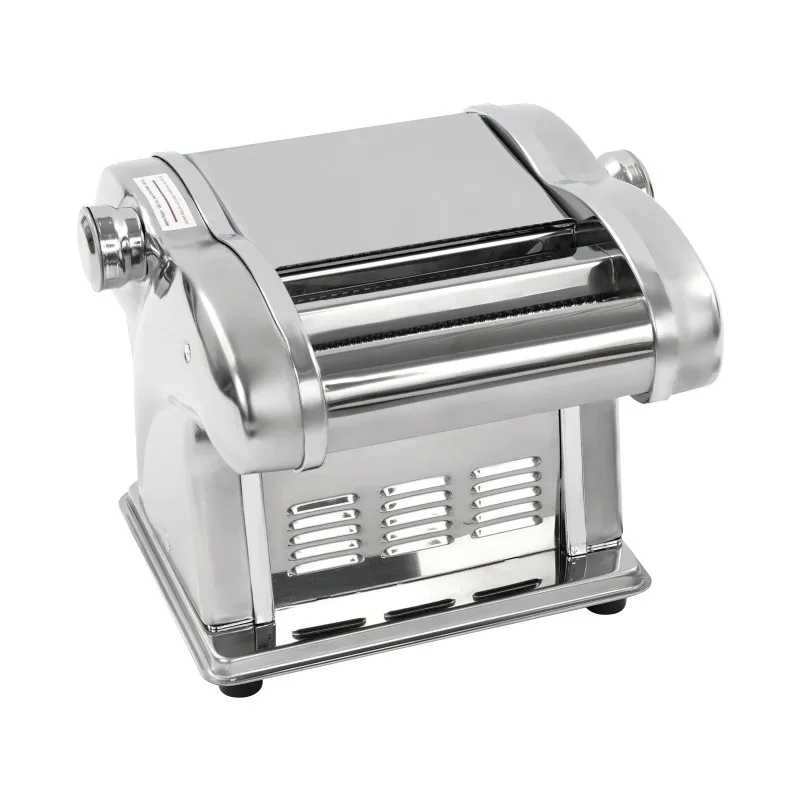 Electric Pasta Machine 135W, Stainless Steel Noodle Maker with 3 Blades & 8 Thickness Settings for Homemade Pasta