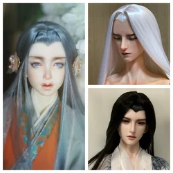 1/3 Scale BJD Ancient Costume Wig Mid Split Long Hair Samurai Wigs For SD13 Big Girl SSDF ID72 Uncle Doll Accessories A1221