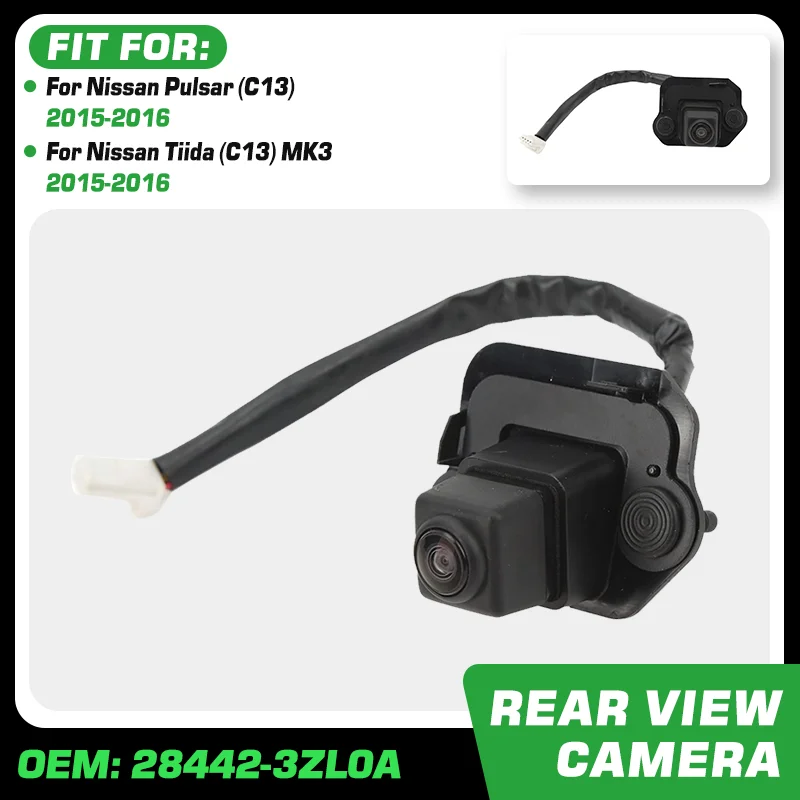

Reverse Parking Assist Backup Camera For Nissan Pulsar C13 Nissan Tiida C13 MK III MK3 2015-2016 28442-3ZL0A Rear View Camera