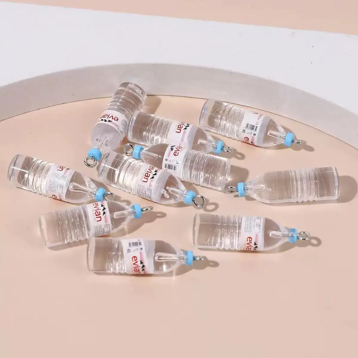 10Pcs Plastic Pop Cola Soda Drinks Beverages Charms Juice Alcohol Lemonade Bottle Resin Pendants for Jewelry Making Mini Crafts