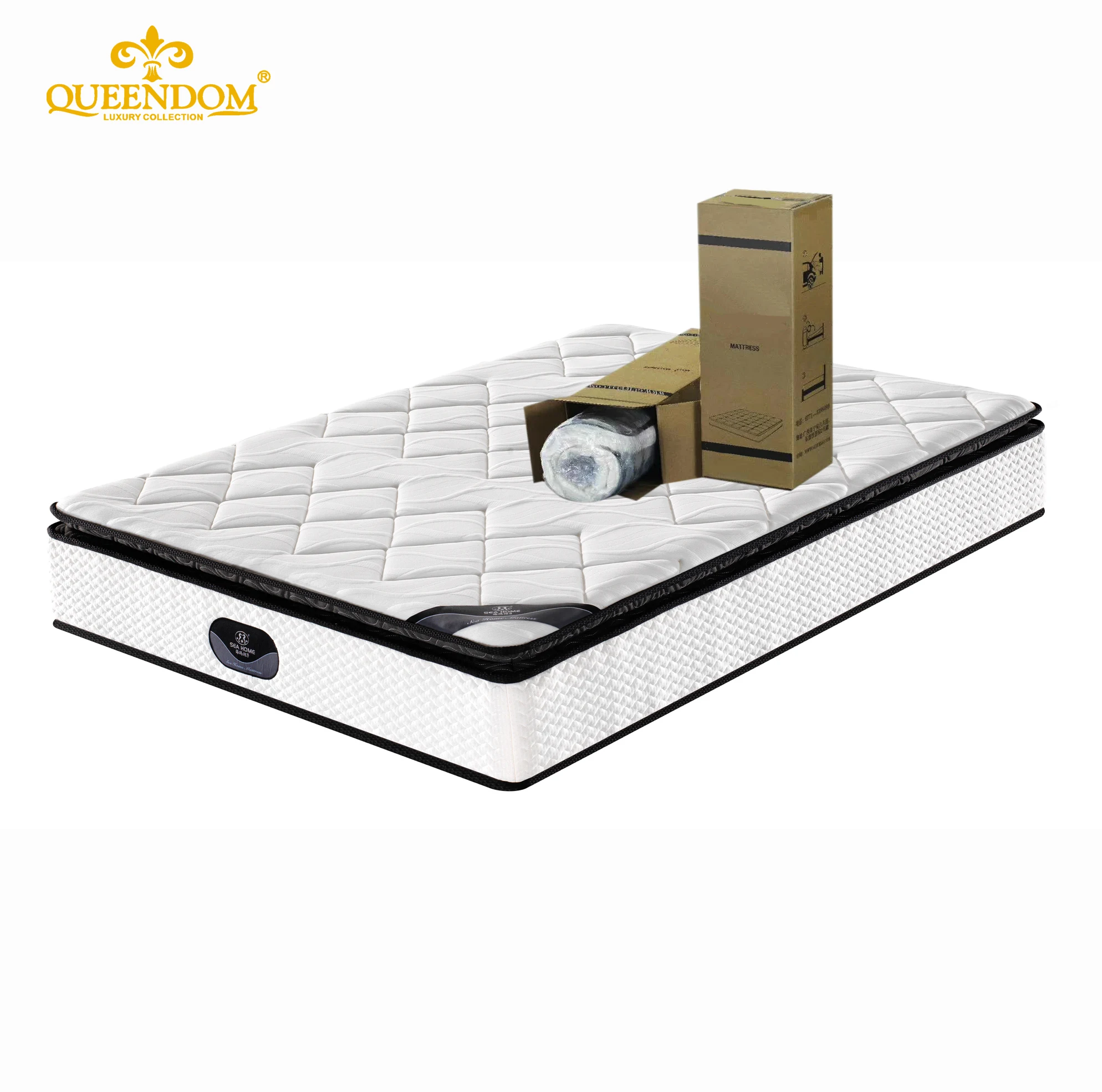 30cm Bedroom Furniture Memory Foam Latex Mattress Manufacture Supplier