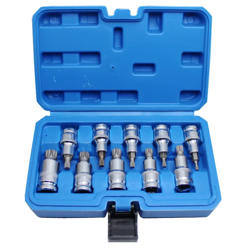 

GYTB-Six Angle Sleeve Hex Socket Wrench 1/2Inch Hexagon Socket Bit Kit For Ratchet Wrench Auto Repair M