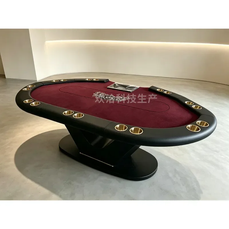 Professional Texas Holdem Poker Table High End Entertainment Card Game Table with Portable Bag Design for Home Casino Use