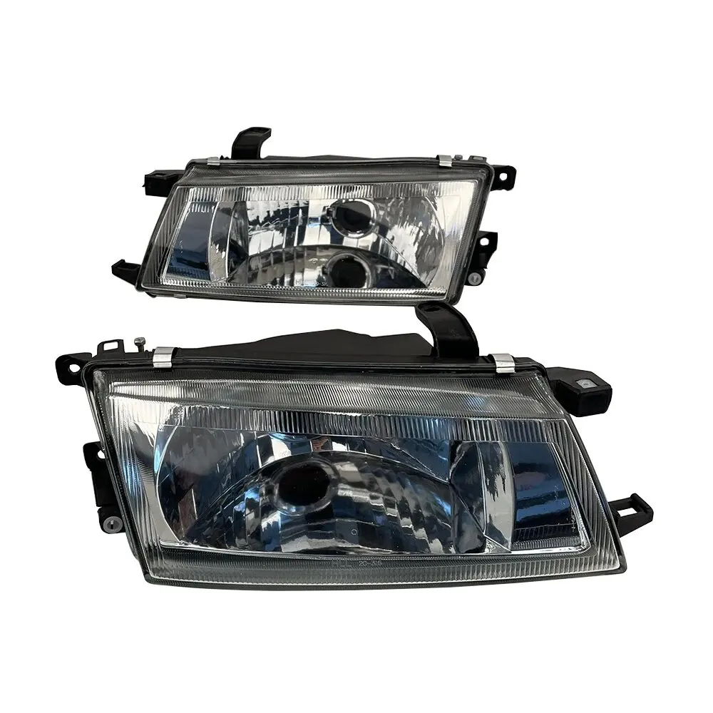 Crystal A Pair Headlamp Car Front Headlight  For Toyota Carina At190 St190 1992