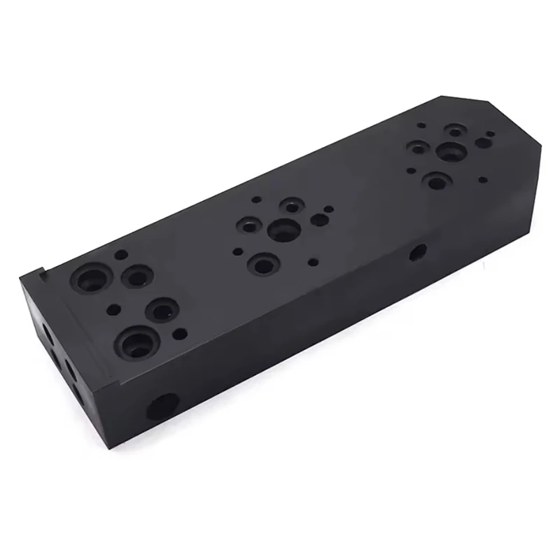 

Custom Precision CNC Machining CNC Plastic Manifold Block Parts Engineering Plastic PP Black Milling CNC Service