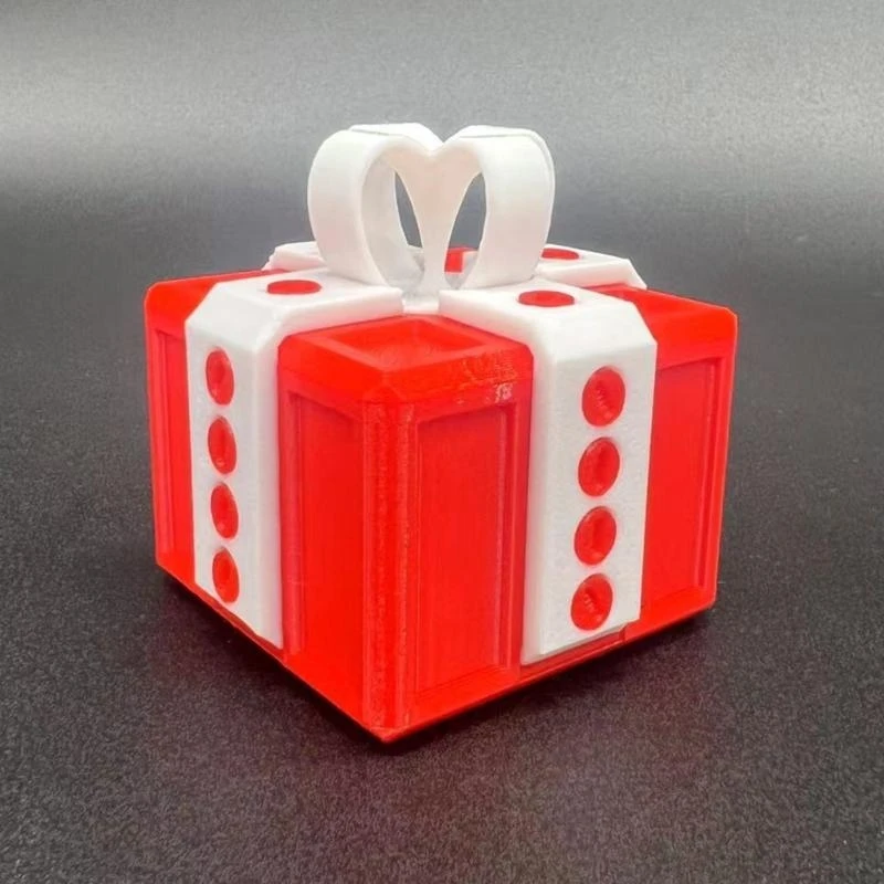 

Prank Gift Box Printed Screw Puzzle Novelty Money Holder Black Desktop Decors