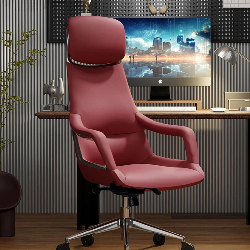 

Luxury Boss Office Chairs Sedentary Comfort Ergonomic Computer Chairs Commerce Backrest Salon Furniture Sillas De Oficina FYOC