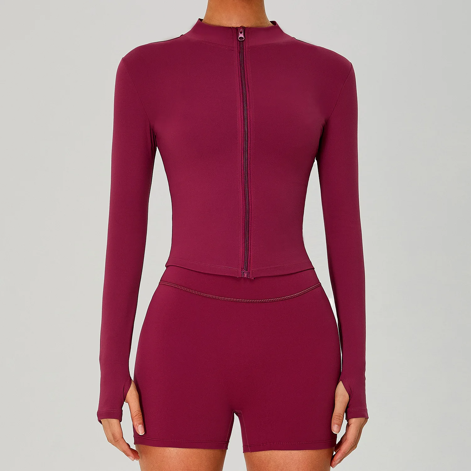 Women Gym Jumpsuit Female Outdoors Breathable V Back Activewear Buttock Lift Sport Outfit For Woman
