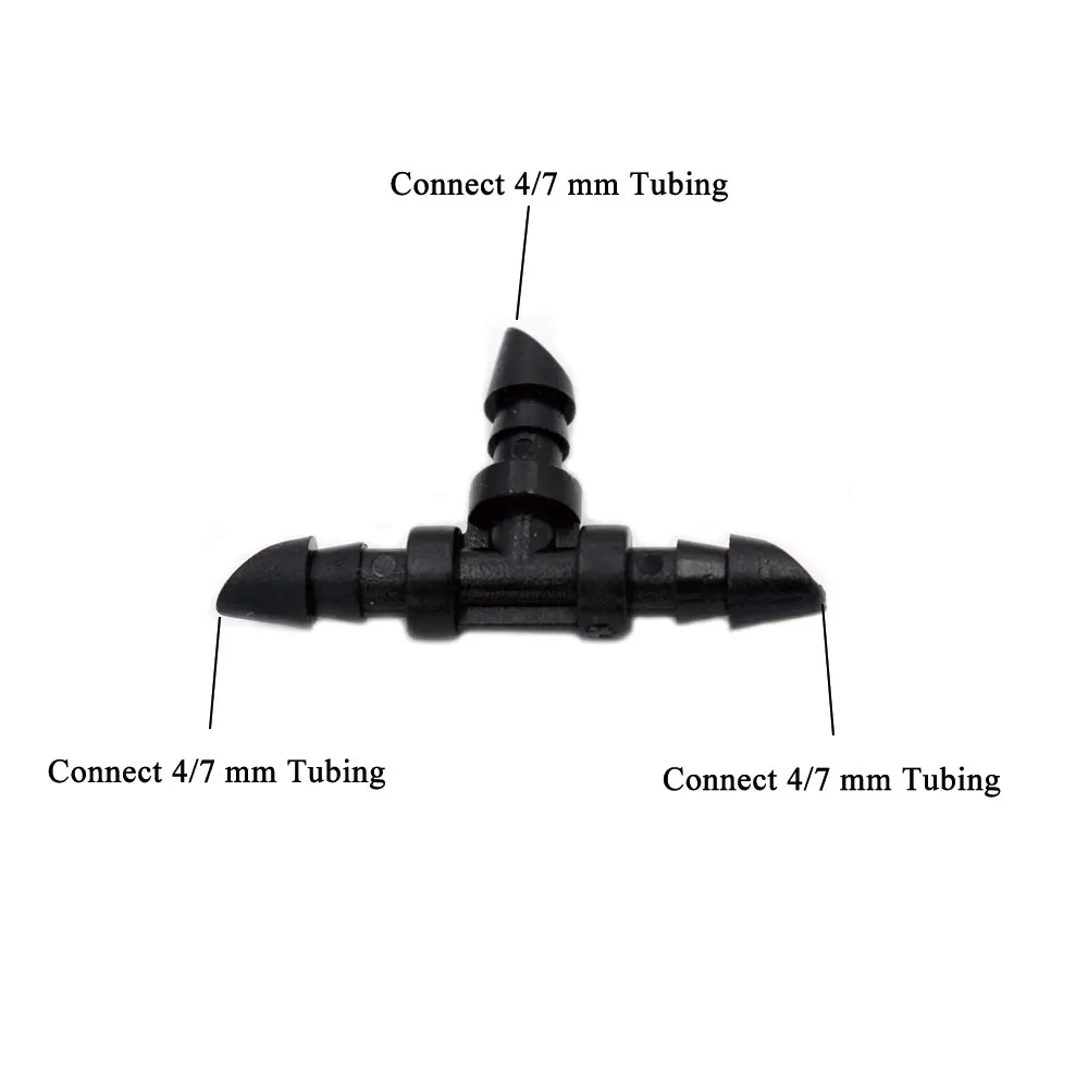 1/4pcs 1/4 inch Water Hose Barbed Connectors Hose Sprinkler Drip Irrigation Straight Barb/Tube Tee/Elbow/4-way Coupling Fittings