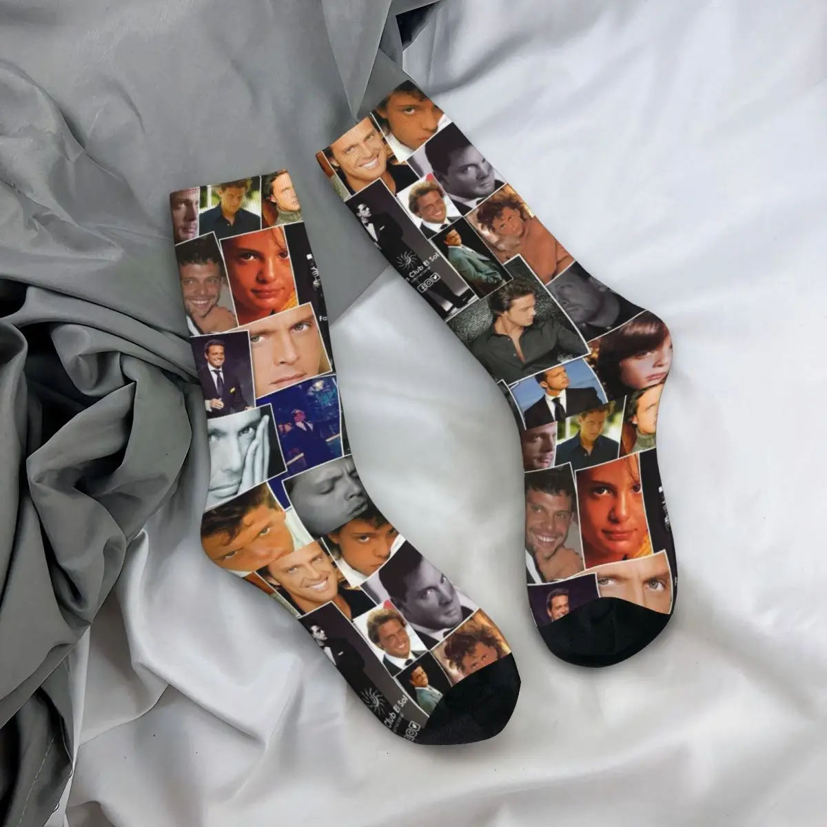 El Sol De Mexico Luis Miguel Merchandise Socks Compression Skateboard Crew Socks Cotton for Womens Birthday Gifts Idea