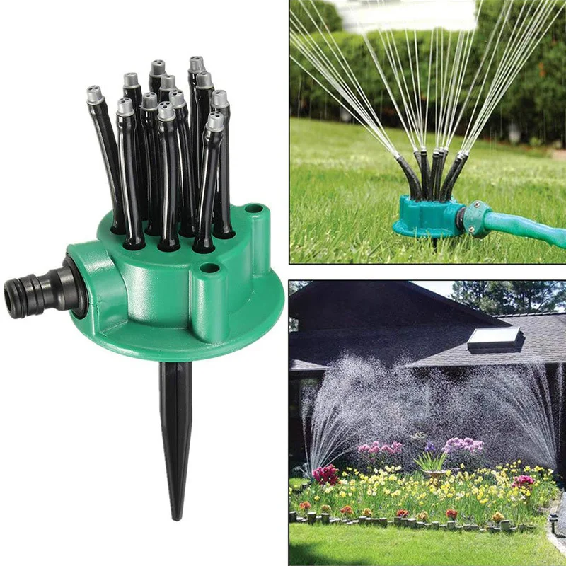 

1PC 360° Rotary Nozzle Garden Sprinklers Grass Lawn Watering Irrigation Garden Sprinklers Head Rotating Gardening Tools Supplies