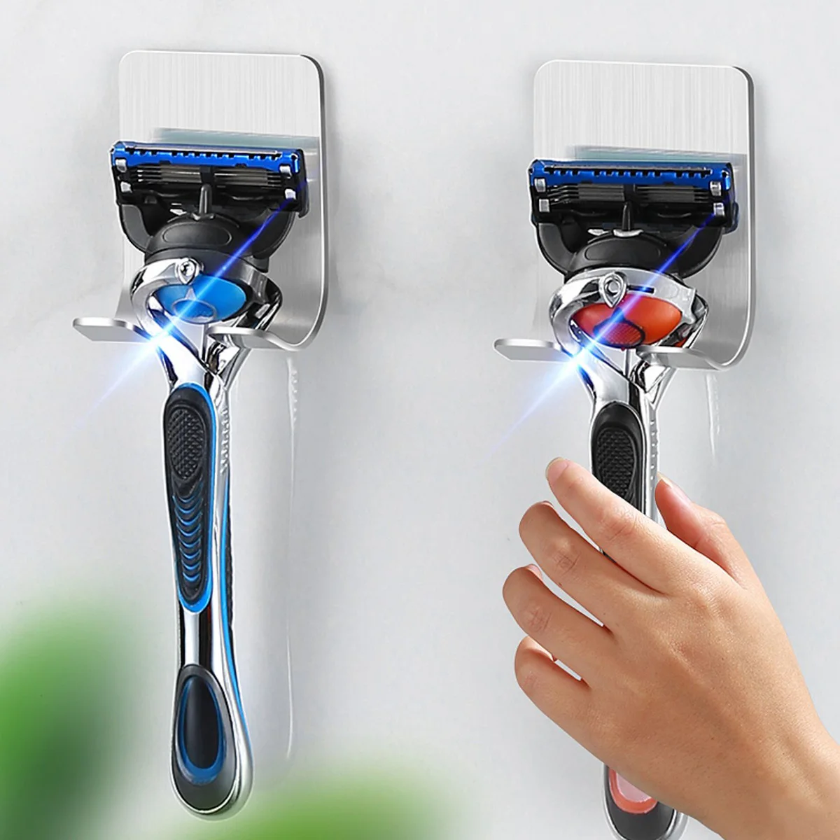 Bad 304ss Rasiermesser halter Aufbewahrung shaken Wand Männer Rasiermesser Regal Punsch frei Rasiermesser Rack Zubehör Organisation