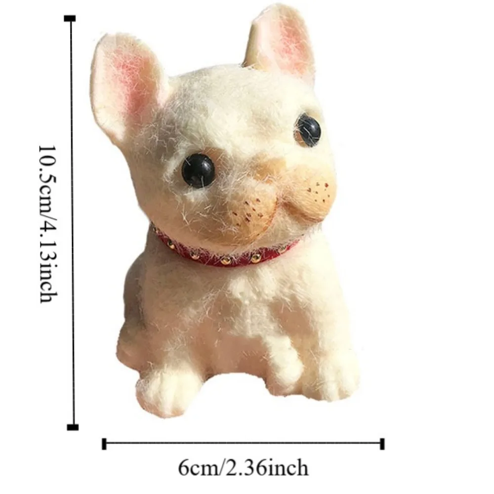 Buldog francuski French Fighting Dog Squeeze Toy Postawa siedząca Symulacja zwierzęcia Zabawki do ściskania psa Mini Cartoon Dog Fidget Toy