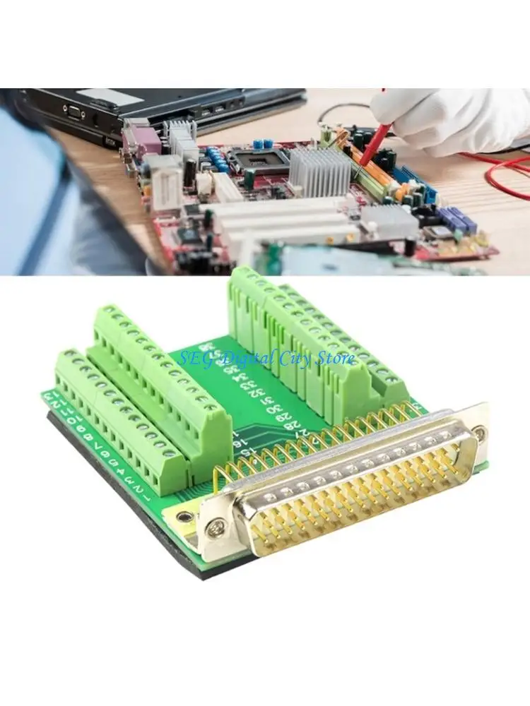 U75B DB50 50Pin Female Male Connector DB50 50Pin Terminal Adapter Terminal Board