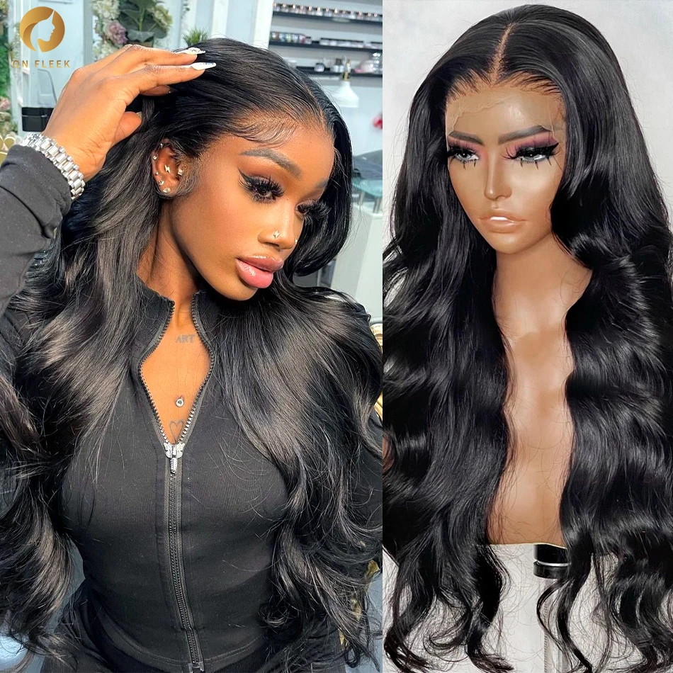 

180 Density 30 32 Inch 13x4 13x6 HD Body Wave Lace Front Wig Pre Plucked 360 Lace Frontal Wig Glueless Human Hair Wigs For Women