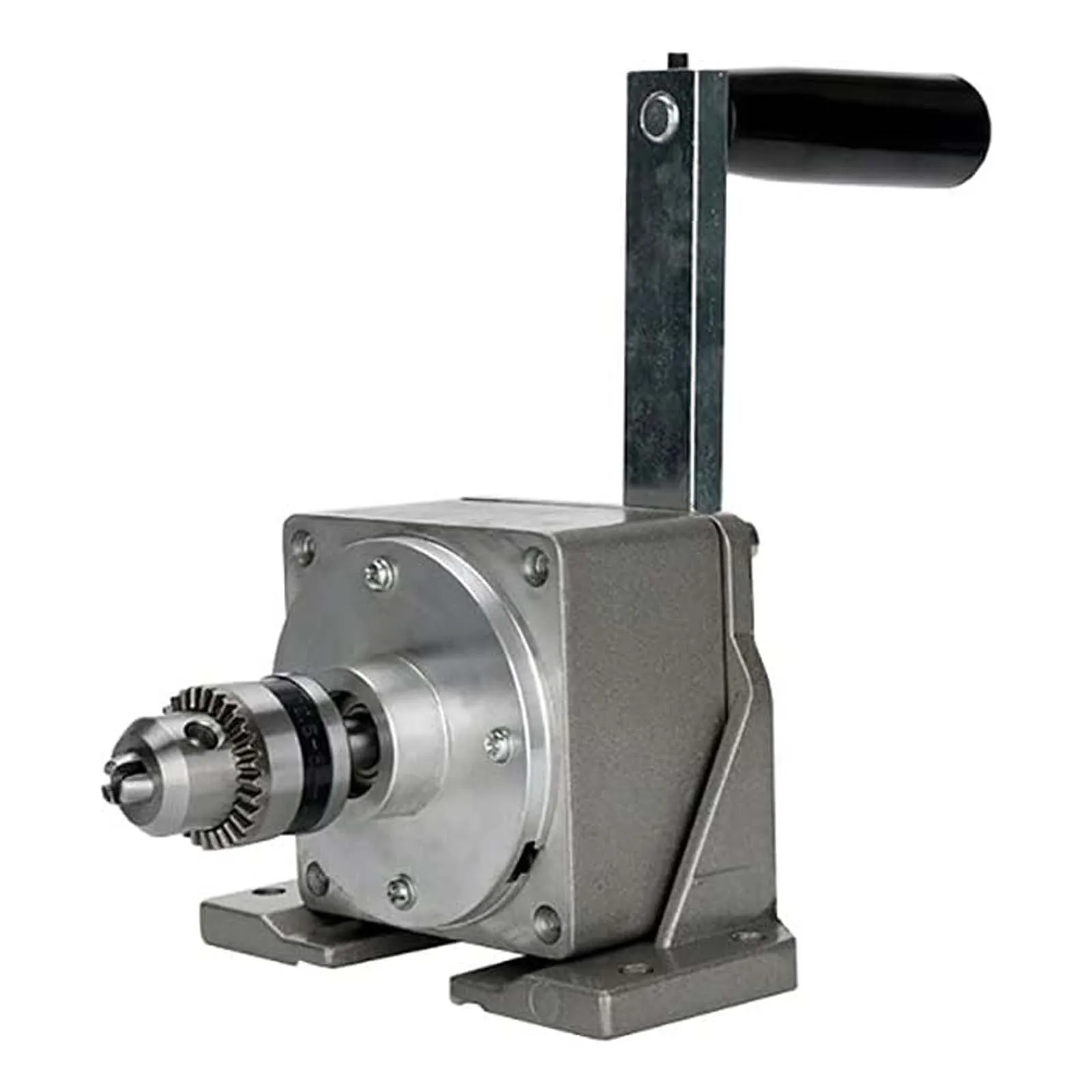 

Manual Wire Tapping Machine with 0.6-6MM Tap Chuck, DIY High Precision Hand Crank Drilling Threading Tapper