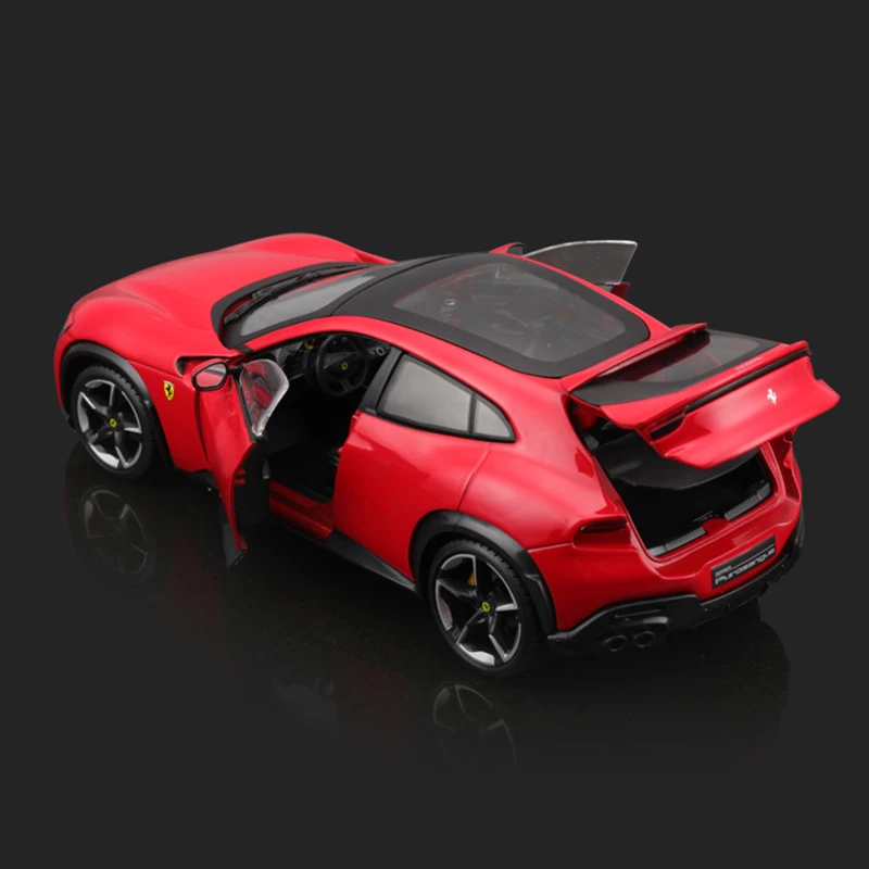 Bburago 1:25 Ferrari Purosangue SUV Car Model Alloy Diecast Vehicles Toy Voiture Gifts Collectible