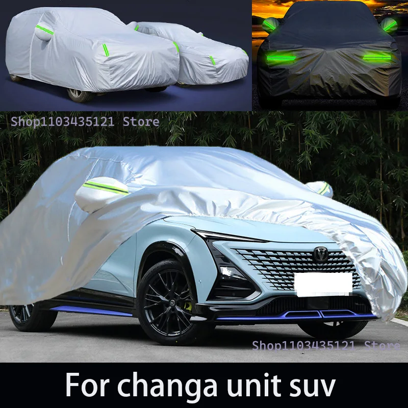 

For changa unit auto anti snow, anti freezing, anti dust, anti peeling paint, and anti rainwater.car cover protection