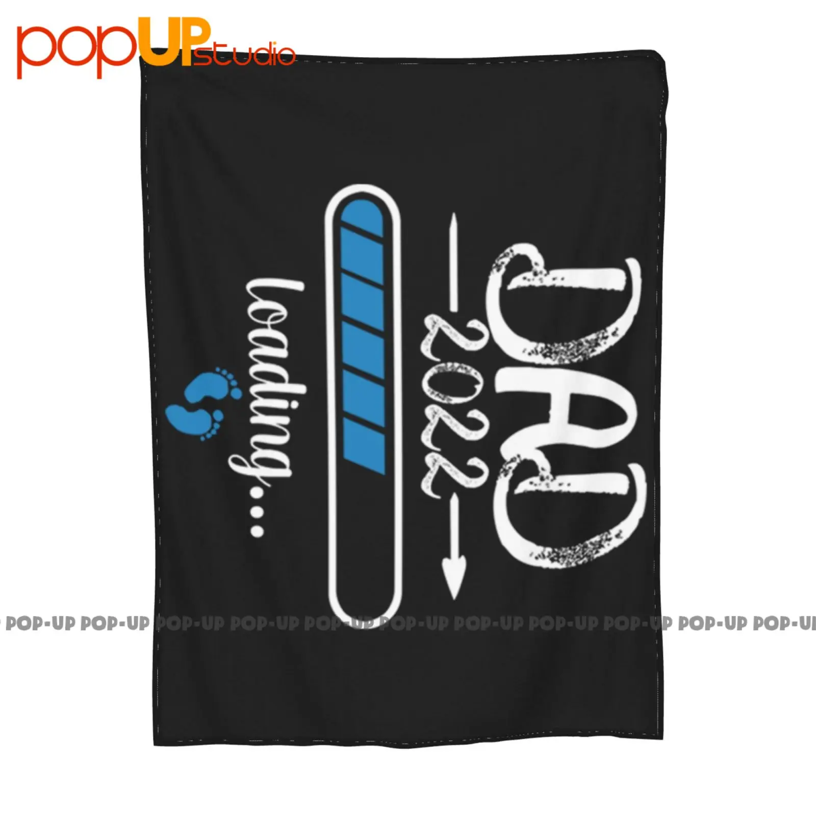 Dad 2022 Loading Dads To Be Daddy Twins Future Papa Ultra-Soft Blanket Quilt Winter Sofa Cover Bed Covers