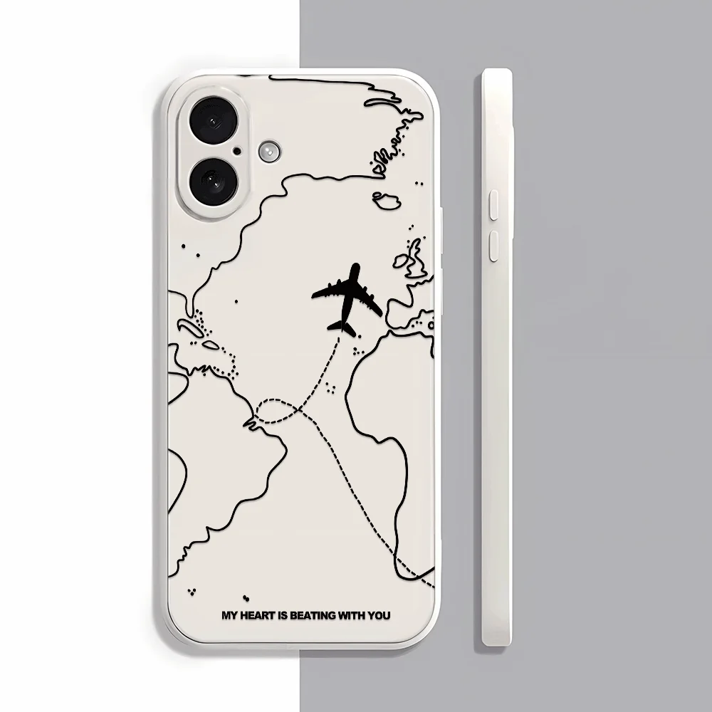 

Air travel Phone Case for iPhone17Pro Max/17Pro/17/16/15/14/13/12/11/Pro/Plus Fashion Friend Gift Aesthetic Phone Case