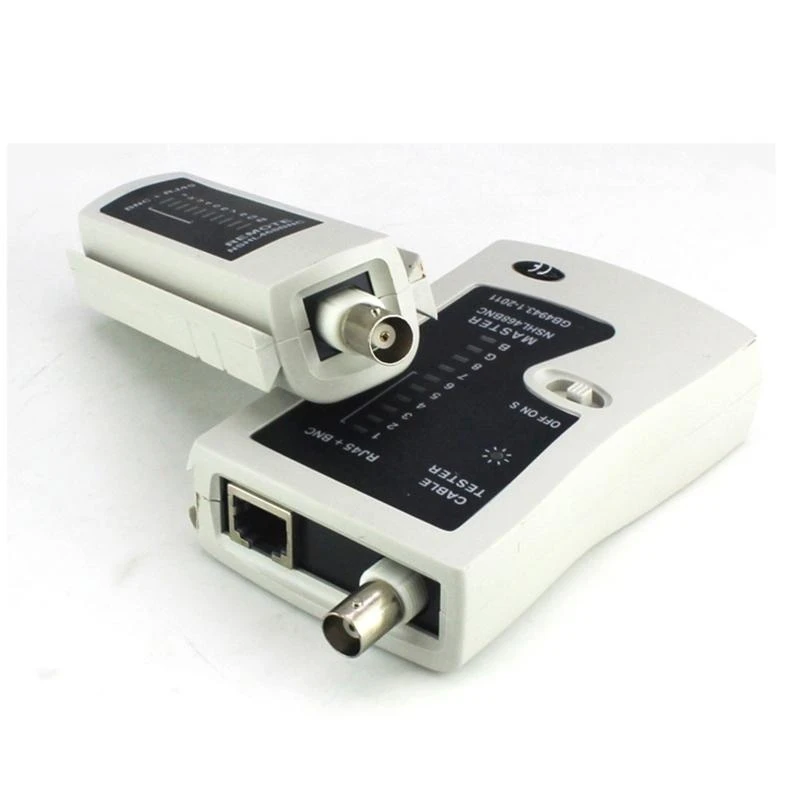 RJ45 Cable Tester Shielded Wire Repair Lan Phone BNC Line Test