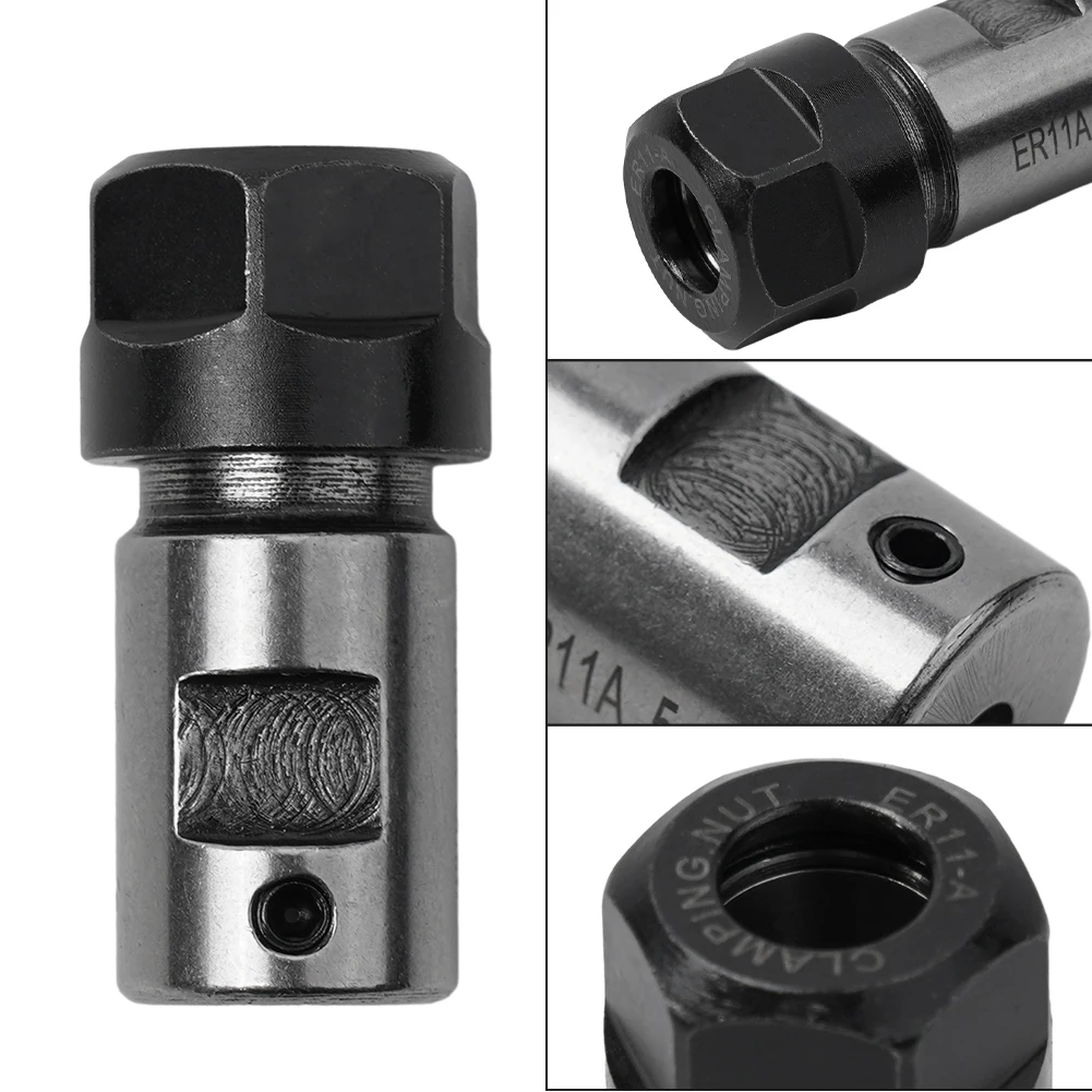 And Practical Shaft Collet ER20A-16mm ER20A-8mm Silver And Black Type A 1 Pcs ER11 ER16 ER20 ER11A-5mm  And Practical