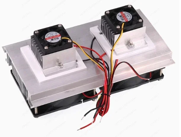 Thermoelectric Peltier Refrigeration Cooling System Kit 12V 120W 10A  Semiconductor Cooler  Conduction Module Double Fans